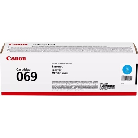 Картридж CANON 069 C голубой  2000 стр