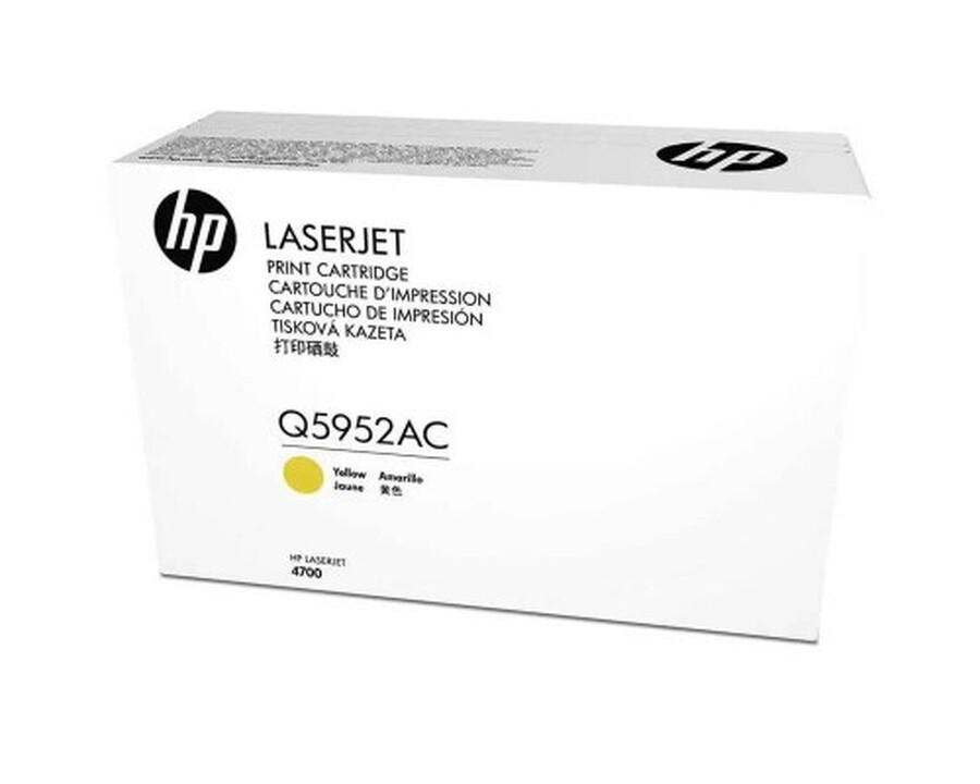 Оригинальный картридж HP (643A) Q5952AC лазерный желтый (10000 стр)