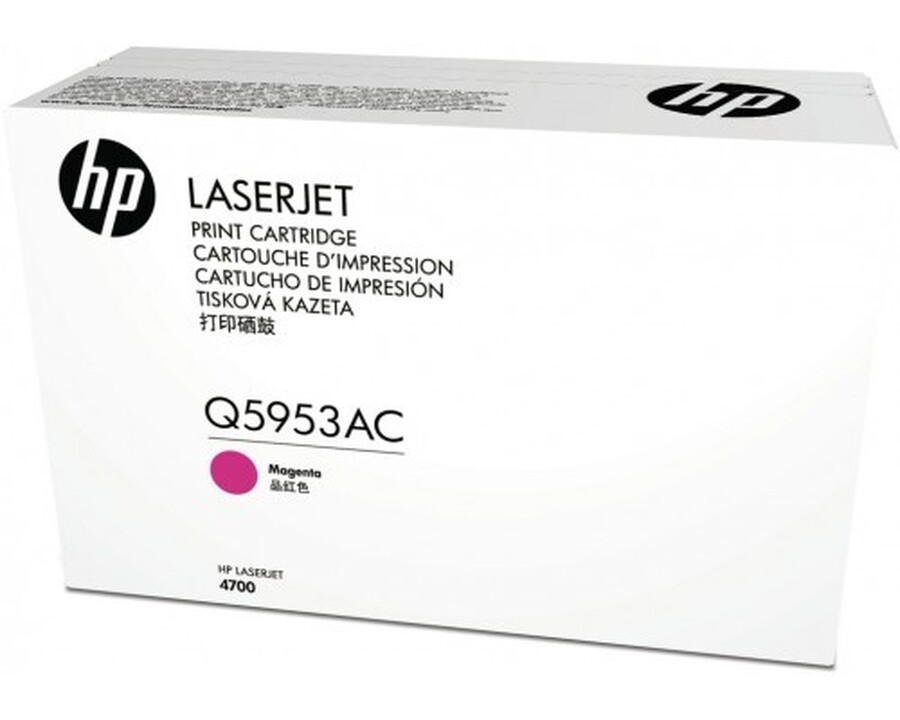 Оригинальный картридж HP (643A) Q5953AC лазерный пурпурный (10000 стр)