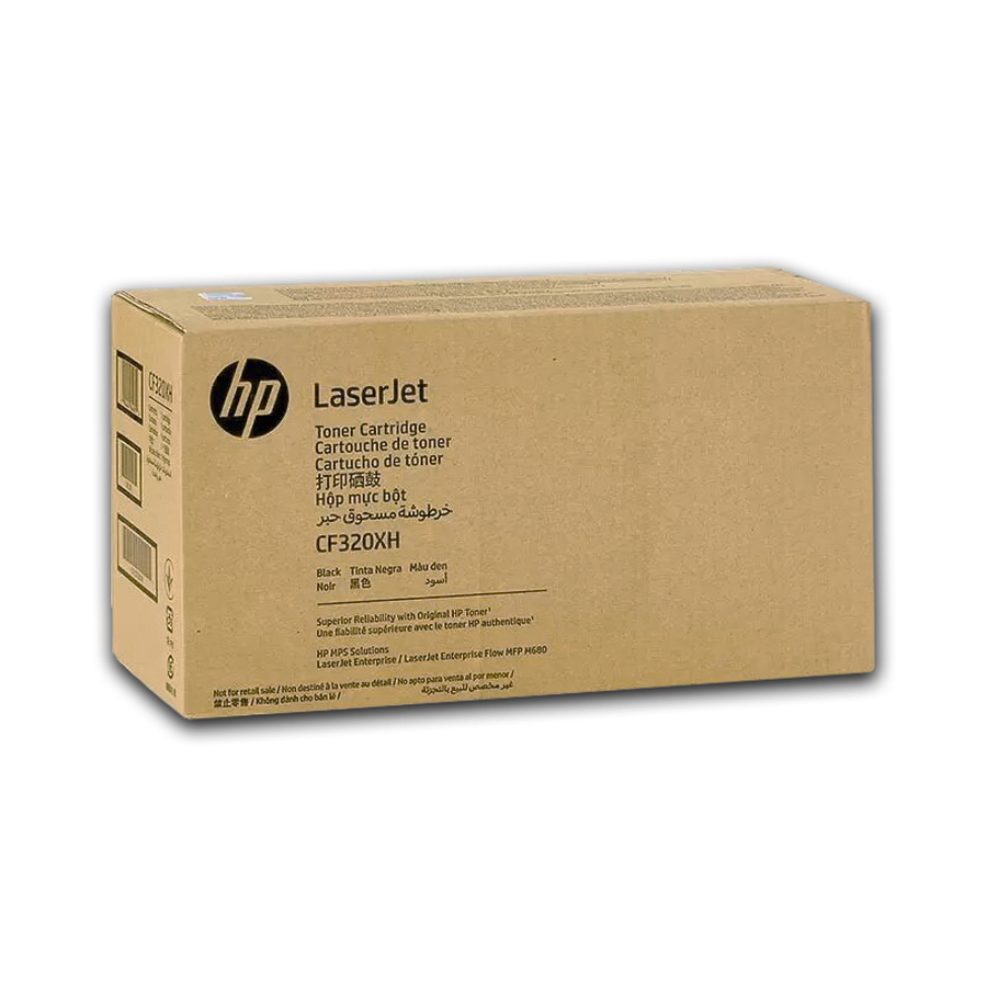 Оригинальный картридж  HP (653X) CF320XH для HP LaserJet Enterprise MFP M680/Flow MFP M651dn, черный (21000 стр)