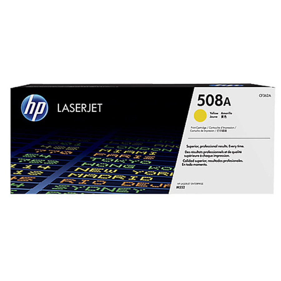 Оригинальный картридж HP (508A) CF362A желтый (5000 стр) для HP  Color LJ M552/M553.