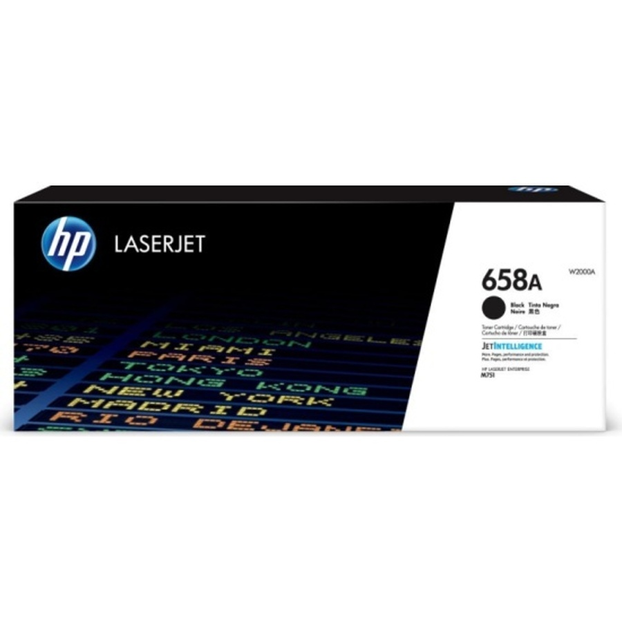 Оригинальный картридж HP (658A) W2000A черный (7000 стр) для HP LaserJet M751dn.