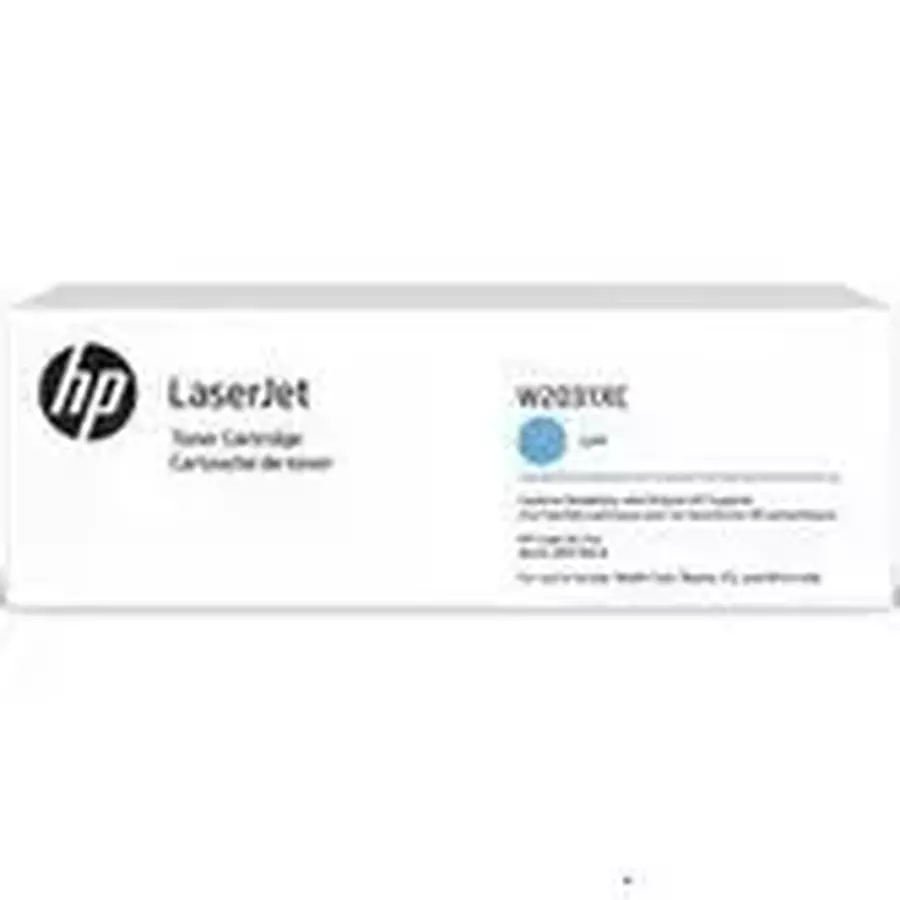Оригинальный картридж HP (415X) W2031XC для HP M454dn/M479fdn/M479fnw/M479fdw, голубой (6000 стр)