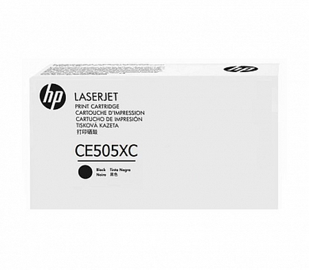 Оригинальный контрактный картридж HP (05X) CE505XC  ресурс (6500 стр) для HP  LaserJet P2035/2055.