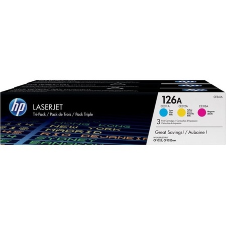 Оригинальный картридж HP (126A) CF341A  набор 3 цвета (1000 стр) для LJ CP1025/175/M275