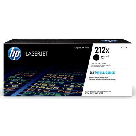 Оригинальный картридж  HP (212X) W2120X для HP Enterprise M554/M555/M578  черный (13000 стр)