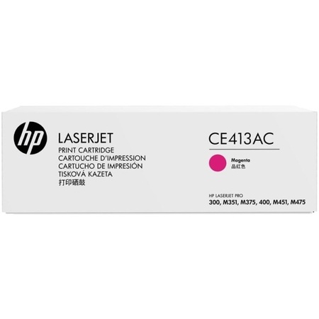 Оригинальный контрактный картридж HP (305A) CE413AC пурпурный, ресурс (2600 стр) для HP LaserJet M351/M451/M375/M475.
