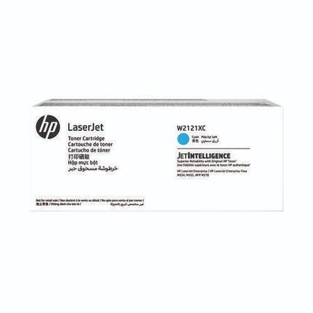 Оригинальный картридж  HP (212X) W2121XC для HP Enterprise M554/M555/M578 голубой (10000 стр)