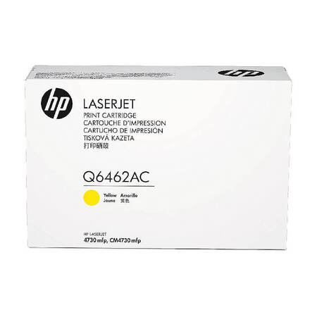 Оригинальный картридж HP (644A)  Q6462AC для HP Color LaserJet 4730mfp/ CM4730mfp желтый (12000 стр)