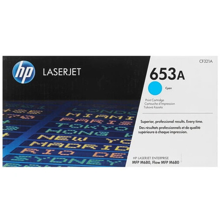 Картридж HP 653A лазерный голубой (16500 стр)