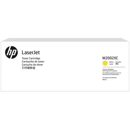 Оригинальный контрактный картридж HP (658X) W2002XC желтый, ресурс (28000 стр) для HP LaserJet M751dn.