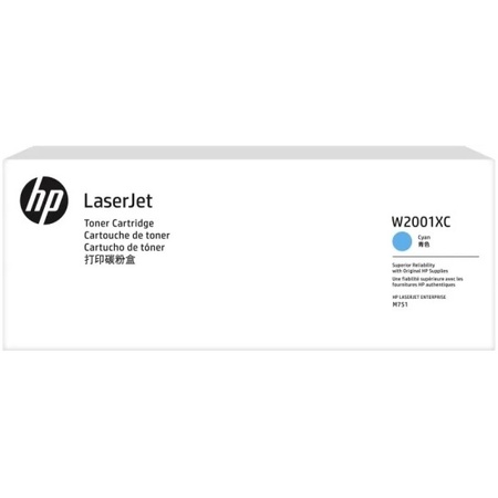 Оригинальный контрактный картридж HP (658X) W2001XC голубой, ресурс (28000 стр) для HP LaserJet M751dn.