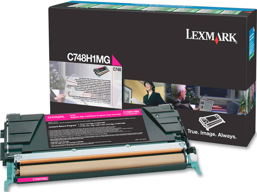 Картридж Lexmark C748H1MG  пурпурный Return Program для С748