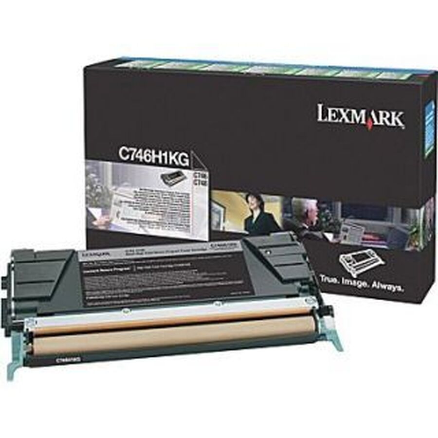 Картридж LEXMARK X746H1KG черный 12к