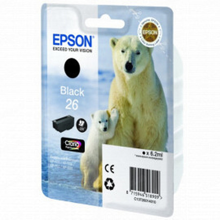Картридж EPSON 26 черный для XP-600/XP-700/XP-800