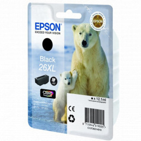 Картридж EPSON 26XL черный повышенной емкости для XP-600/XP-700/XP-800