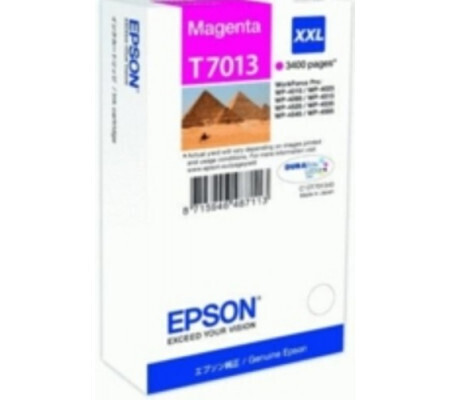 Картридж EPSON T7013 пурпурный экстраповышенной емкости для WP-4015/4095/4515/4595