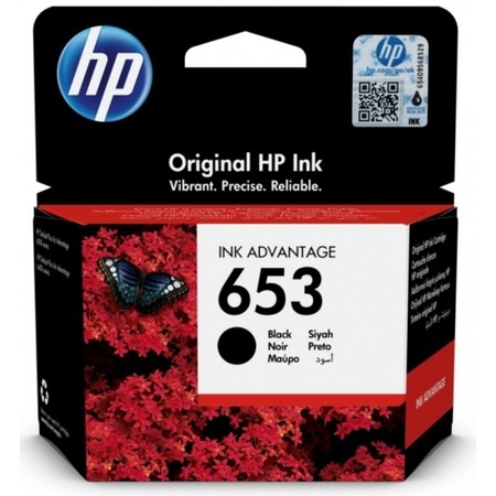 Оригинальный картридж HP (653) 3YM75AE для HP Deskjet 6475/6075 черный (360 стр)