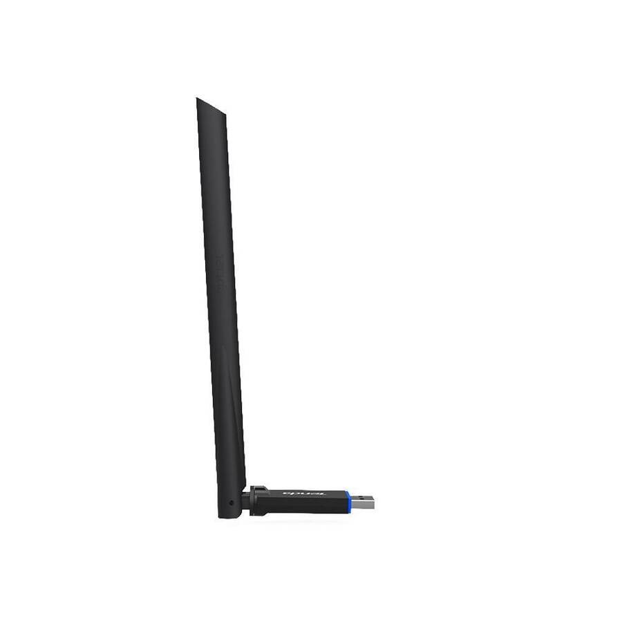 Tenda U11 Pro Двухдиапазонный Wi-Fi адаптер, 2,4/5 ГГц, до 900 Мбит/с, передатчик 20 dBm, подключение USB 2.0, 1х6dBi