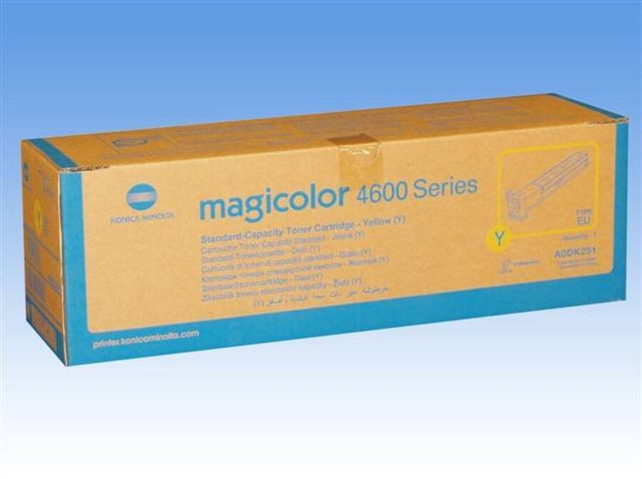 Тонер-картридж  A0DK251 для Konica-Minolta mc4650/4690MF/4695MF желтый 4K