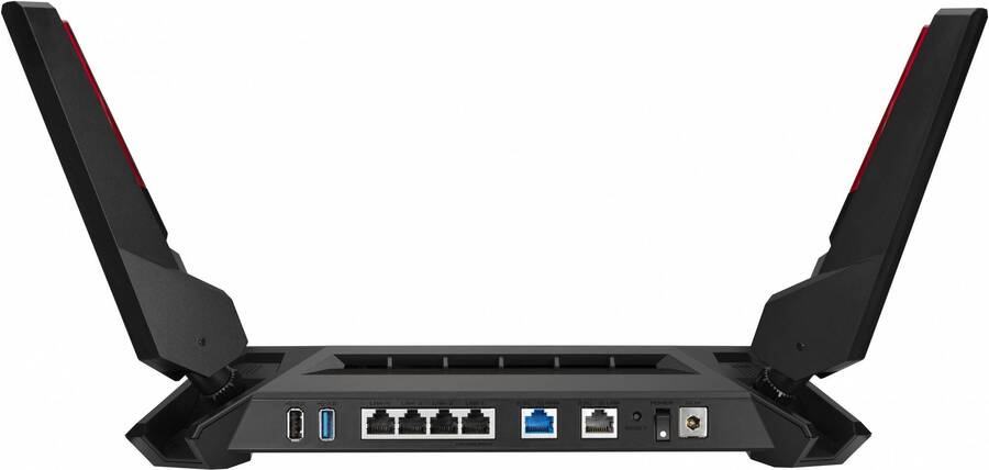 ASUS GT-AX6000 (90IG0780-MU9B00) Двухдиапазонный игровой маршрутизатор AX6000, 2.4/5 ГГц, 5952 Мбит/с, LAN 4х1 Гбит/с