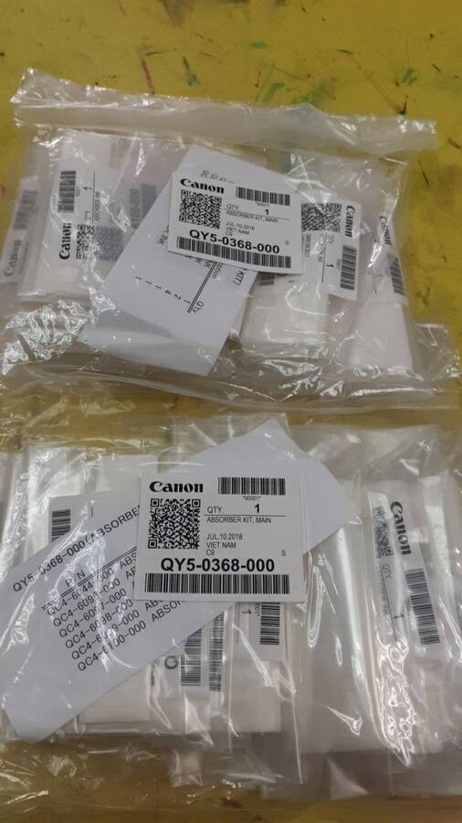 Набор абсорберов отработанных чернил Canon PIXMA MG2100/MG3100/MG4100 (QY5-0368/QY5-0356)