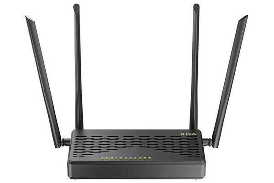 D-Link DIR-825/GFRU/R3A Беспроводной двухдиапазонный гигабитный маршрутизатор AC1200 Wave 2 с оптическим WAN-портом