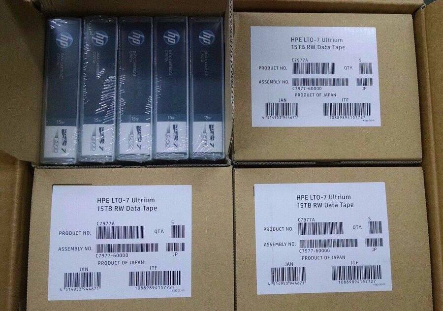 Картридж данных Hewlett-Packard Ultrium LTO7 data cartridge, 15TB RW