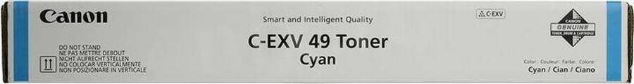 Тонер CANON C-EXV49 C голубой, 19 000 страниц