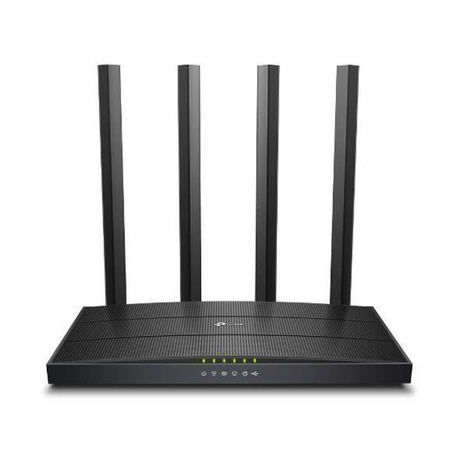 TP-Link Archer C6U Двухдиапазонный Wi-Fi роутер AC1200, до 300 Мбит/с на 2,4 ГГц + до 867 Мбит/с на 5 ГГц