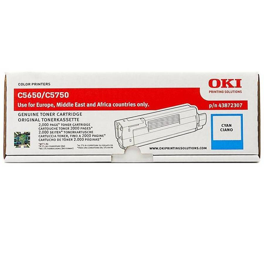 Тонер-картридж Oki C5650/5750 2K (cyan)