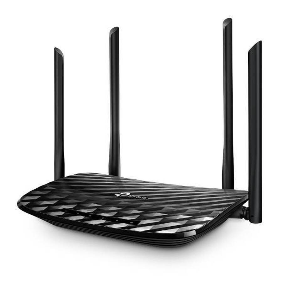 TP-Link Archer C6 V2 Двухдиапазонный Wi-Fi роутер AC1200, до 300 Мбит/с на 2,4 ГГц + до 867 Мбит/с на 5 ГГц