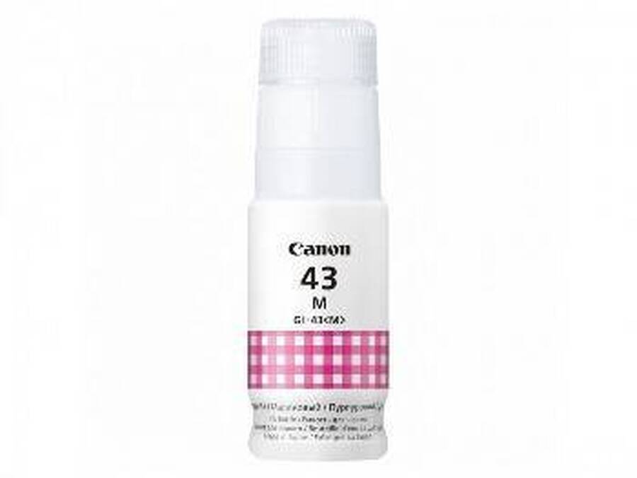 Контейнер с чернилами CANON GI-43 M пурпурный, 60 мл