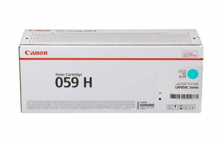Картридж CANON 059H C голубой, увеличенной емкости