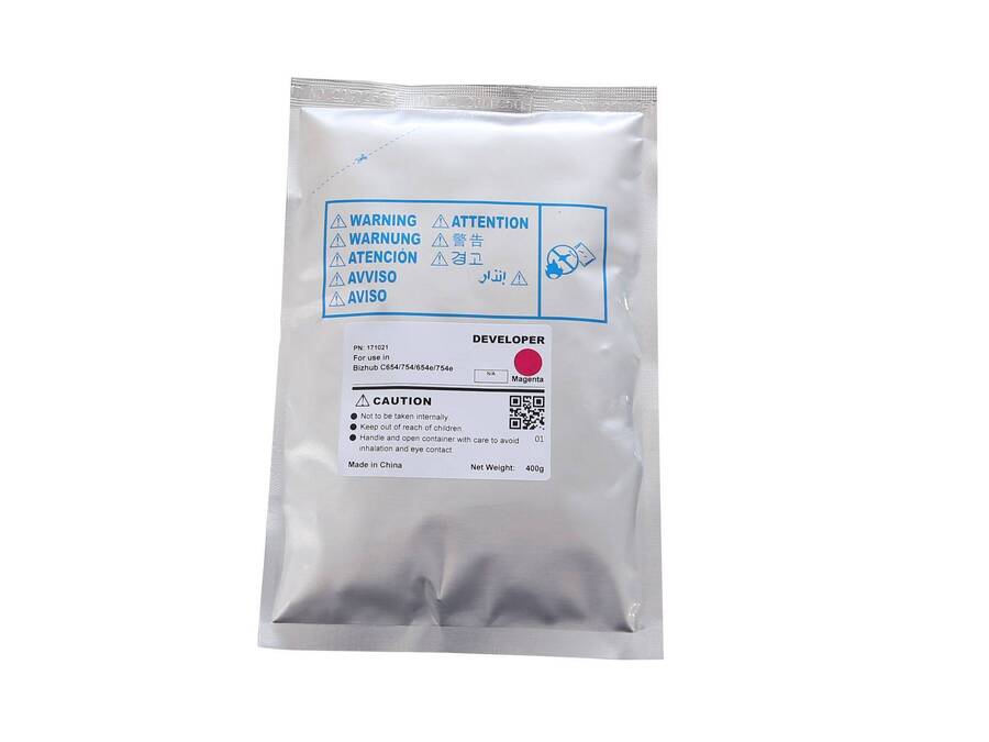 Девелопер для KONICA MINOLTA Bizhub C654/C754/C654e/C754e Magenta 400г. / 155000стр. CET