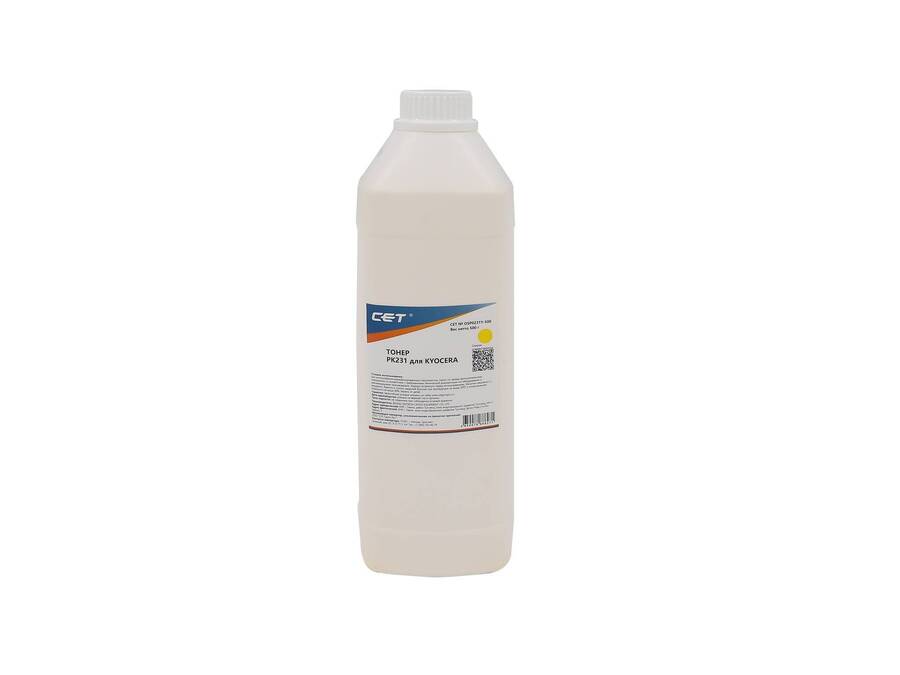 Тонер для KYOCERA ECOSYS M8124cidn/8130cidn Yellow (PK231) 500г/бут, (унив.) (TK-8115Y) Japan CET