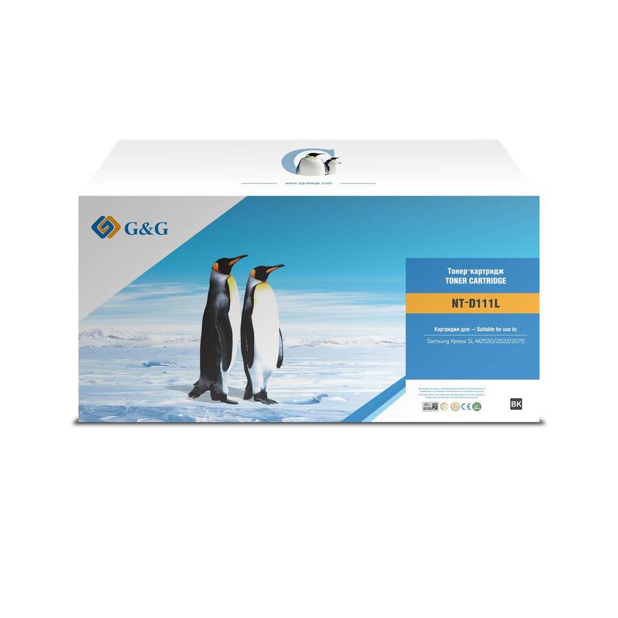 Картридж G&G, аналог Samsung MLT-D111L/ HP SU801A 1.8k с чипом