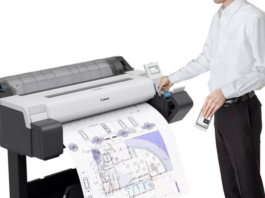 Плоттер струйный Canon imagePROGRAF TM-340 (36, A0, 5 цветов, WiFi) (стенд в комплекте)