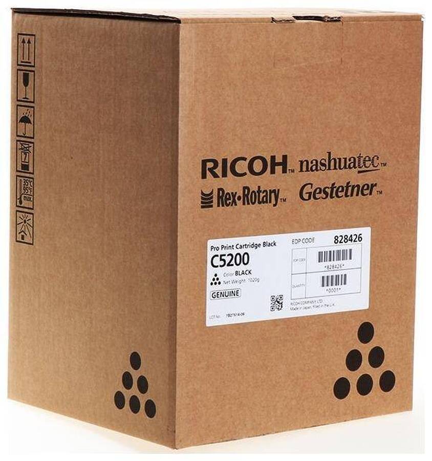 Тонер-картридж для RICOH Pro C5120/C5200/C5210 черный (828426/MP-C5200-K) 33K