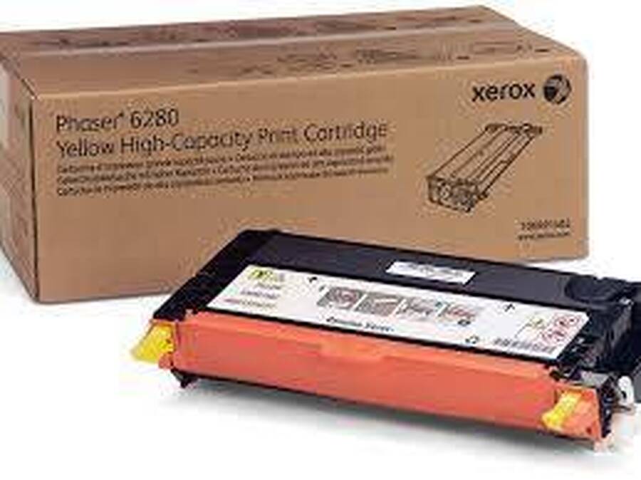 Тонер-картридж XEROX Phaser 6280 желтый (5,9K)