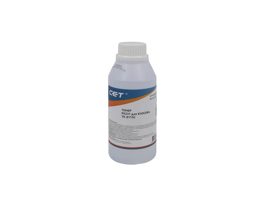 Тонер для KYOCERA ECOSYS M8124cidn/8130cidn Cyan (PK231) 105г/бут, (унив.) (TK-8115C) Japan CET