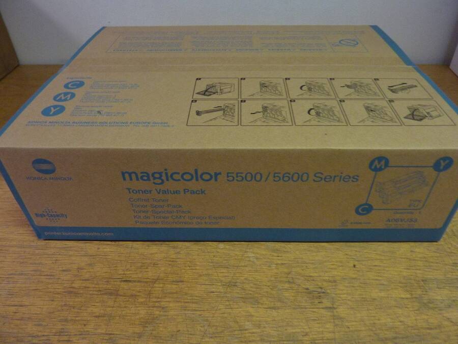 Набор картриджей КИТ Konica-Minolta mc5550/5570/5650/5670 красный+синий+желтый 12K A06VJ53