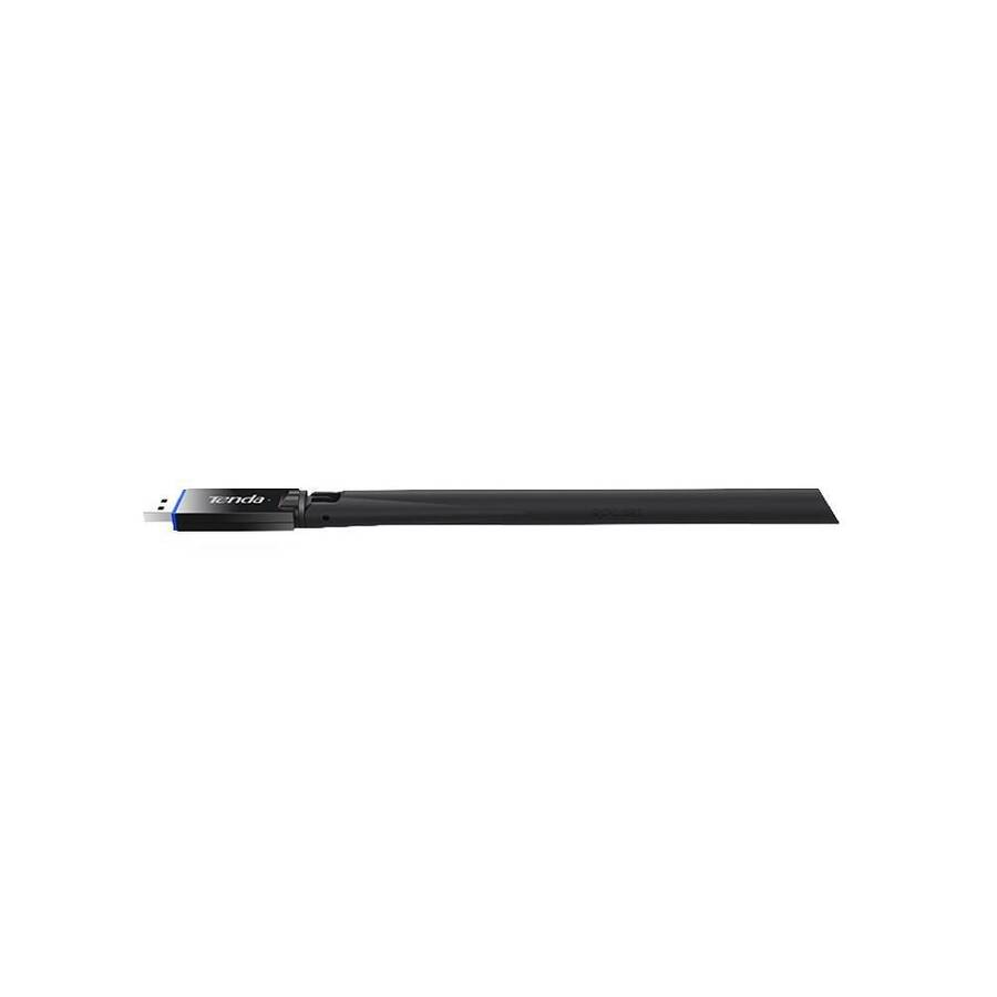 Tenda U11 Pro Двухдиапазонный Wi-Fi адаптер, 2,4/5 ГГц, до 900 Мбит/с, передатчик 20 dBm, подключение USB 2.0, 1х6dBi