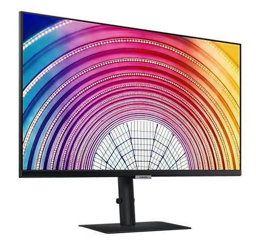 МОНИТОР 27 Samsung S27A600NAI Black с поворотом экрана (IPS, 2560x1440, 75Hz, 5 ms, 178°/178°, 300 cd/m, 1000:1, +НDMI)