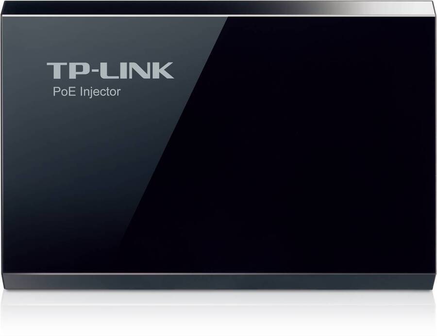 TP-Link TL-PoE150S Инжектор PoE, 1 гигабитный порт PoE, 1 гигабитный порт без PoE, пластиковый корпус