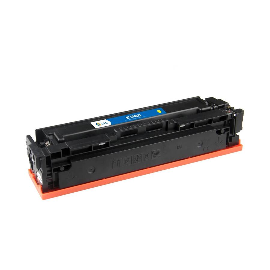 Картридж G&G, аналог HP CF402X/201X желтый 2.3k с чипом