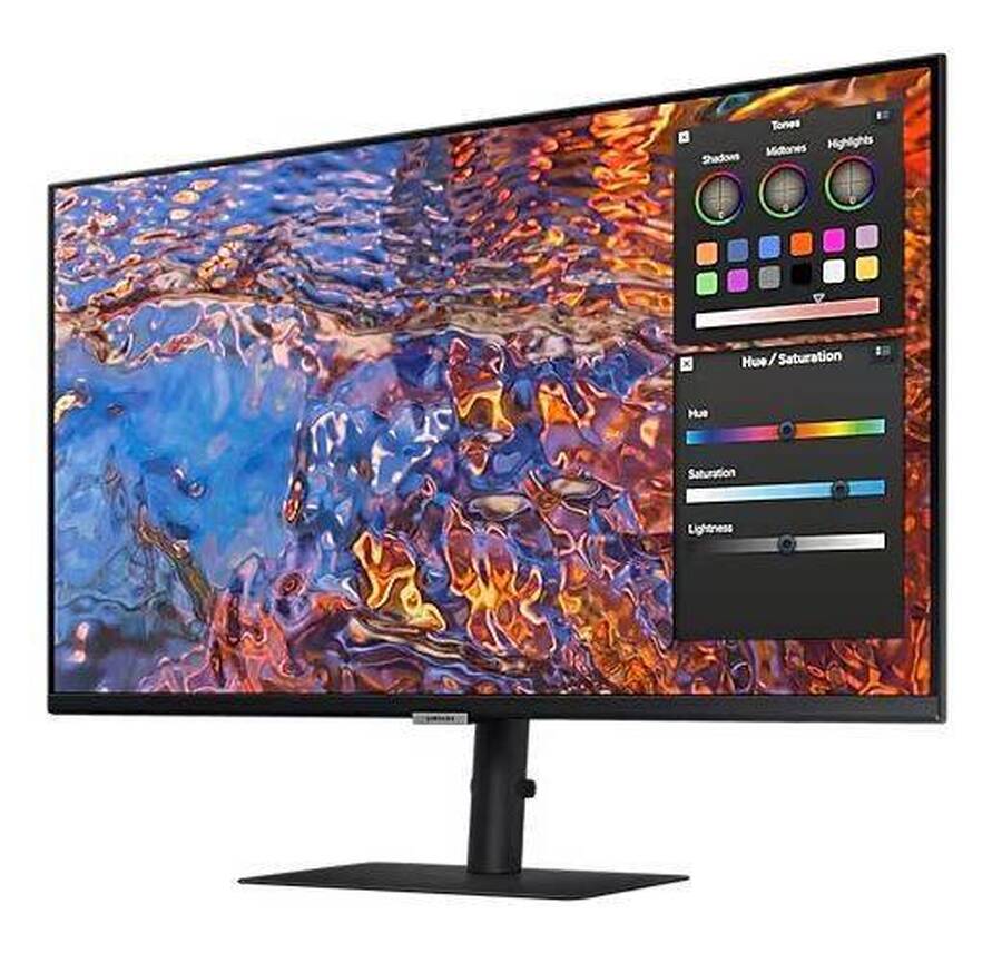 МОНИТОР 32 Samsung S32B800PXI Black с поворотом экрана (IPS, 3840x2160, 5 ms, 178°/178°, 600 cd/m, 1000:1, +HDMI, +DP)