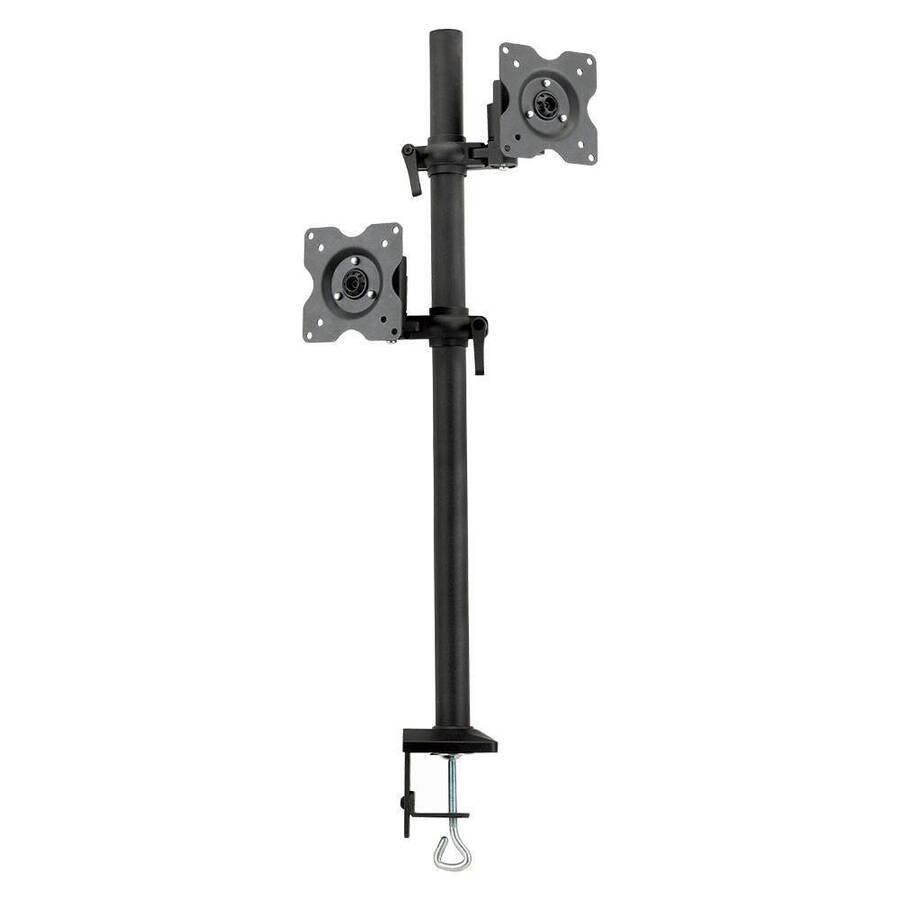 Кронштейн Kromax OFFICE-5 черный для 2-х мониторов LCD 15-32, настольный, VESA 75x75/100x100, высота до 730 мм