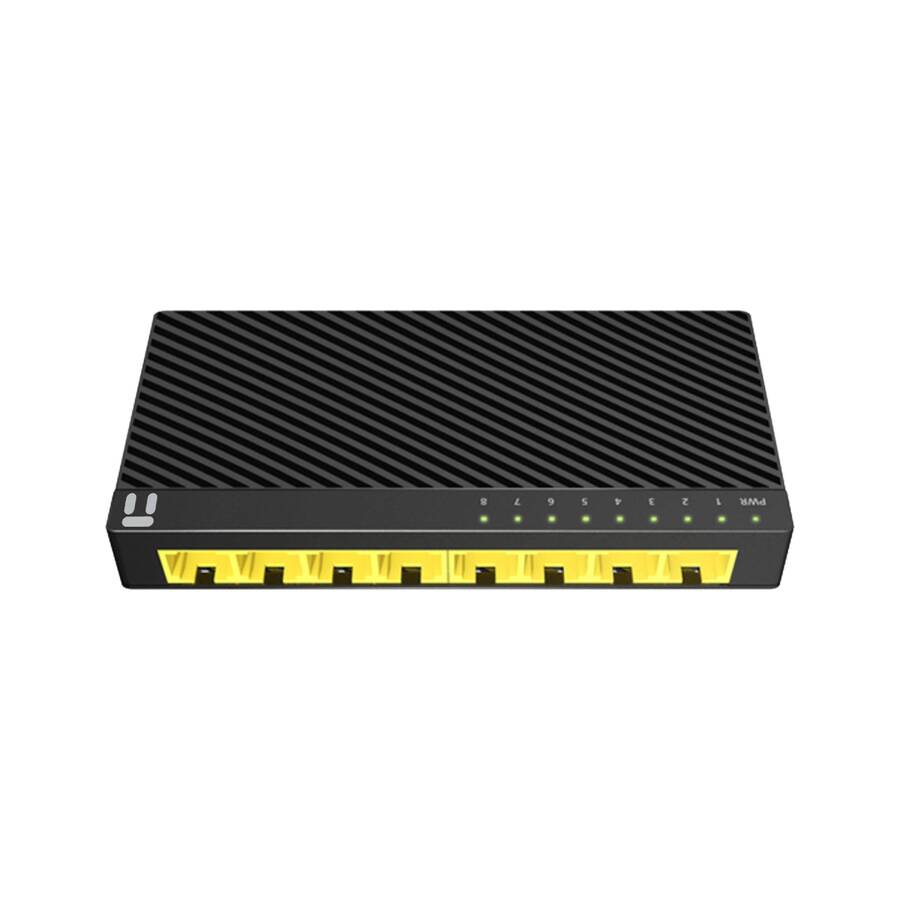 Netis ST3108GC Коммутатор неуправляемый, 8 портов, 8х1 Гбит/сек, настольный, пластиковый корпус