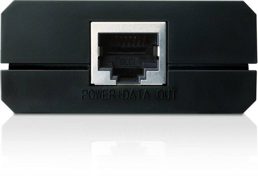 TP-Link TL-PoE150S Инжектор PoE, 1 гигабитный порт PoE, 1 гигабитный порт без PoE, пластиковый корпус